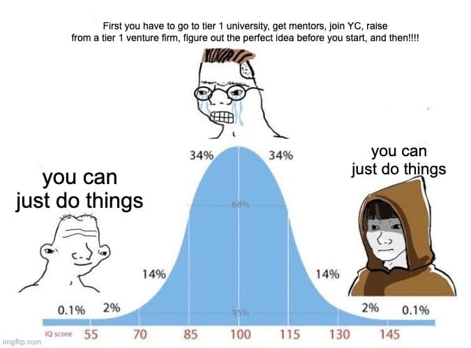 You Can Just Do Things Meme